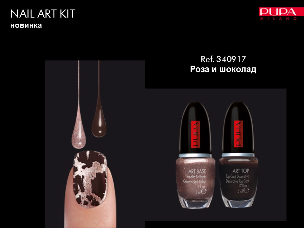 NAIL ART KIT новинка Ref. 340917 Роза и шоколад